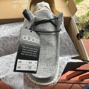 HEY DUDE WENDY CHAMBRAY WHITE BLUE 7